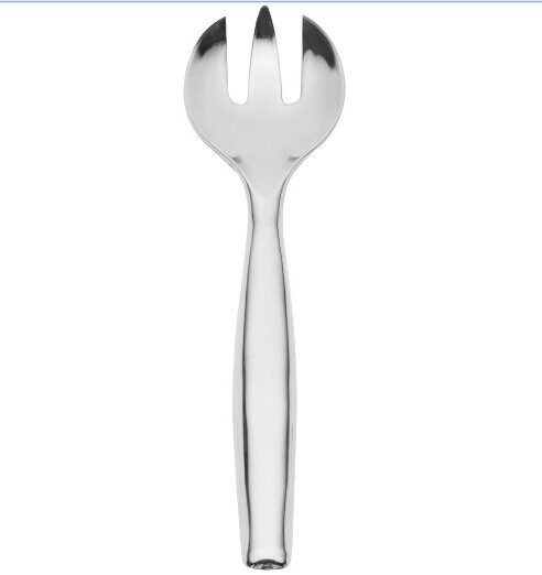 Eamasy Party 10" Disposable Silver Plastic Serving Fork