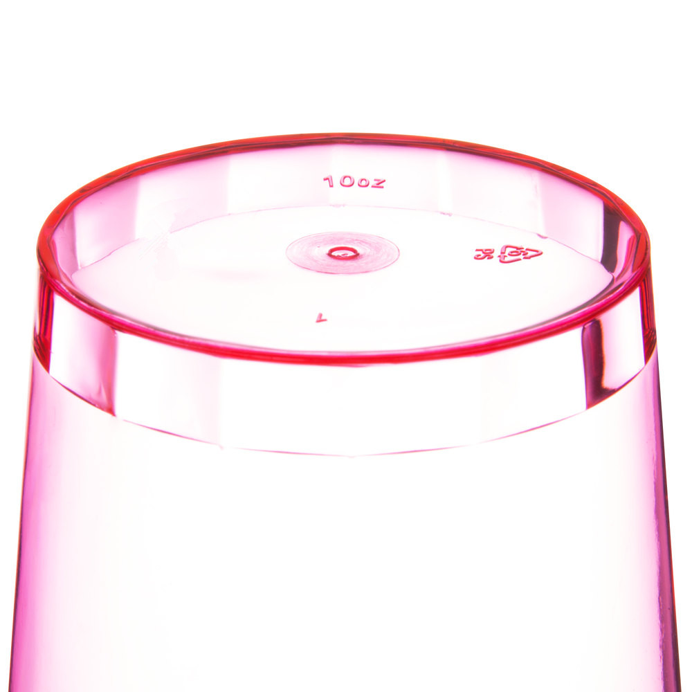 EaMaSy Party 10 oz. Tall Clear Hard Plastic Tumbler