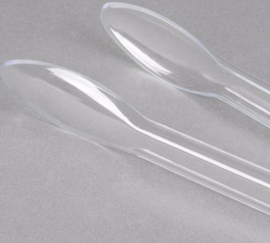 EaMaSy Party  12" Clear Plastic Serving Tongs