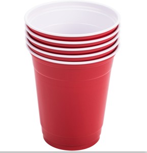 EaMaSy Party  16OZ .Double Colore  Plastic   Cups