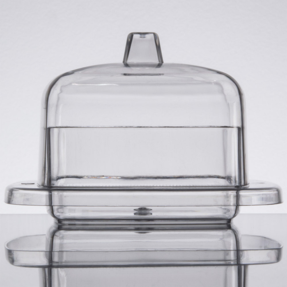 EaMaSy Party  2.2 oz. Clear Square Tray with Lid