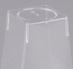 EaMaSy Party 2.4 oz. Tiny Tumblers Clear Plastic Cup