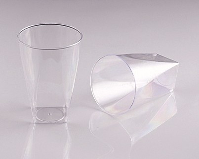 EaMaSy Party 2 Oz.Square Base Plastic Shot Cup