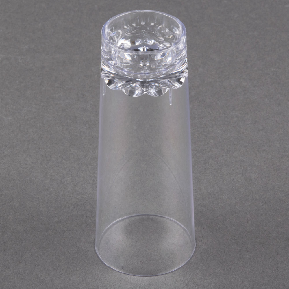EaMaSy Party 2 oz. Tiny Barware Clear Cordial Plastic Shot Glass