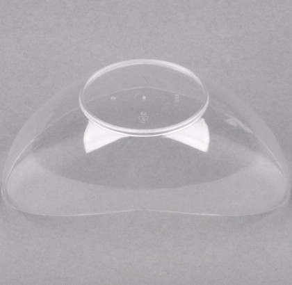 EaMaSy Party 5" x 2 5/8" Tiny Tureens Clear Plastic Bowl