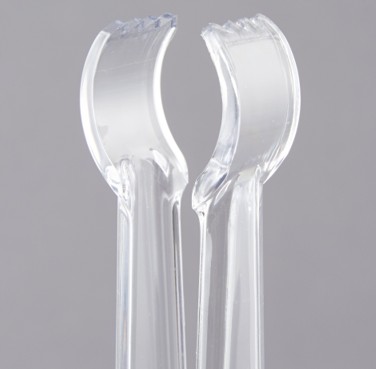 EaMaSy Party  6" Clear Plastic Pom Tong