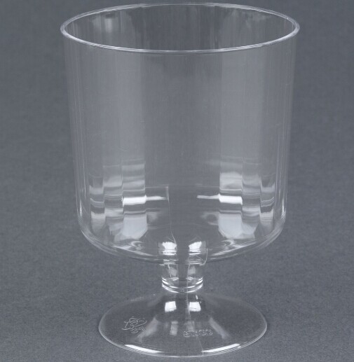 EaMaSy Party Classicware 2 oz. Clear Plastic Pedestal Wine Cup