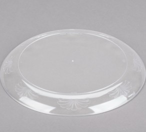 EaMaSy Party  Crystal 7.5" Clear Plastic Designerware Plate