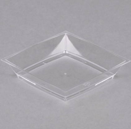 EaMaSy Party  Petites 2 1/2" Clear Square Dish