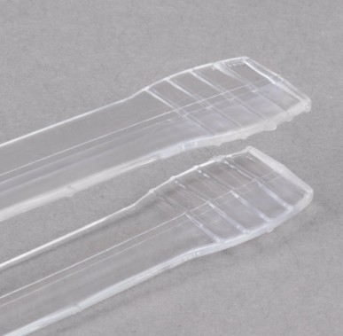 EaMaSy Party  Tiny Tongs 4 1/2" Clear Plastic Tongs