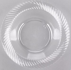 EaMaSy Party  Wave  12 oz. Clear Plastic Bowl