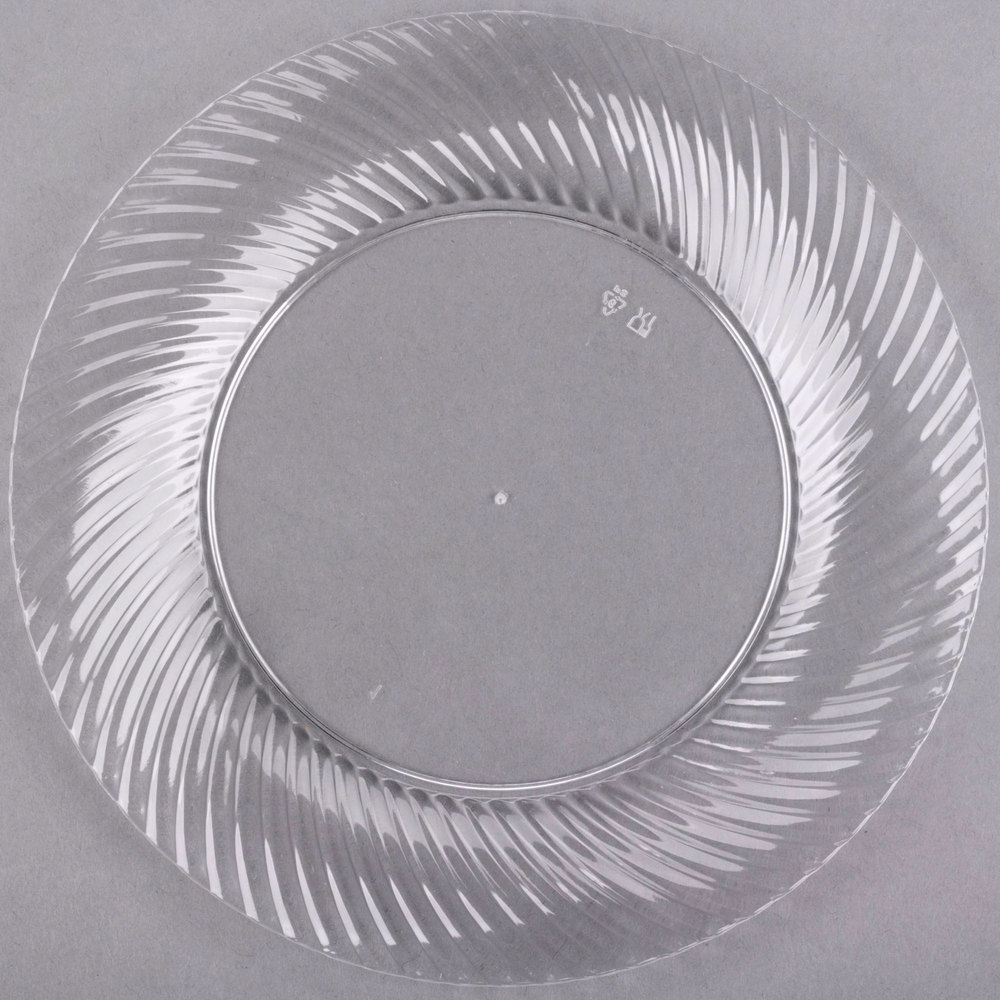EaMaSy Party  Wave  6" Clear Plastic Plate