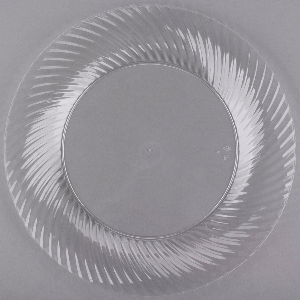 EaMaSy Party  Wave  9" Clear Plastic Plate