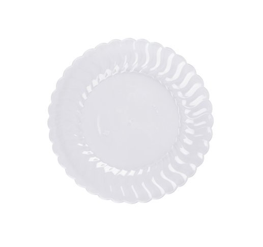EASY PARTYFlairware 7.5" Plastic Clear Salad Plates