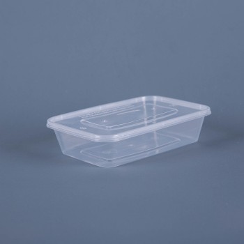 650ML TAKEOUT  RECTANGULAR FOOD CONTAINER WITH LID