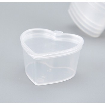 EaMaSy Party 1.5OZ/45ML HEART  SAUCE DISHES/PORTION CUPS