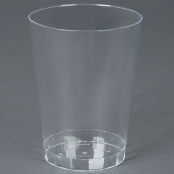 EaMaSy Party 10 oz. Tall Clear Hard Plastic Tumbler