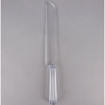 EaMaSy Party  11.5''Clear Plastic Bread Knife