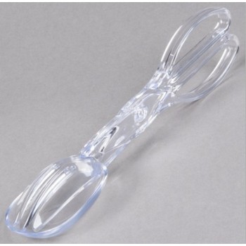 Party Dimensions Plastic Salad Tongs Serving Utensil Clear