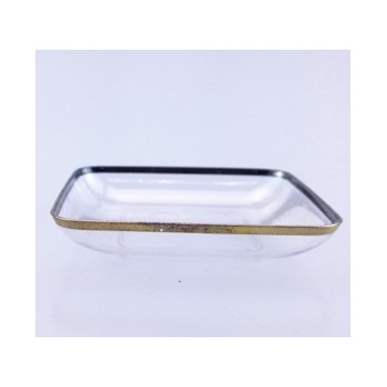 EaMaSY Party 2 3/8''x 2  3/8'' Tiny  Plastic Square Tray