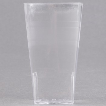 EaMaSy Party 2.4 oz. Tiny Tumblers Clear Plastic Cup