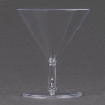 EaMaSy Party  2 oz. Tiny Tini 2-Piece Clear Plastic Glass
