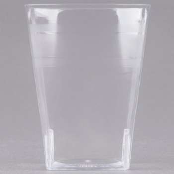 EaMaSy Party 4 oz. Tiny Tumblers Clear Plastic Cup