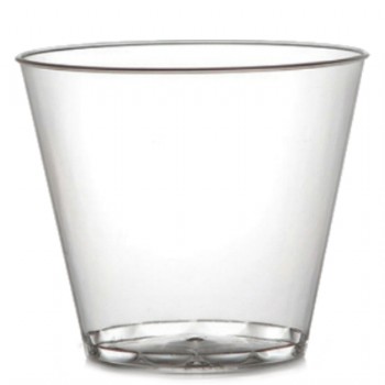 EaMaSy Party  9 oz. Squat Clear Hard Plastic Tumbler