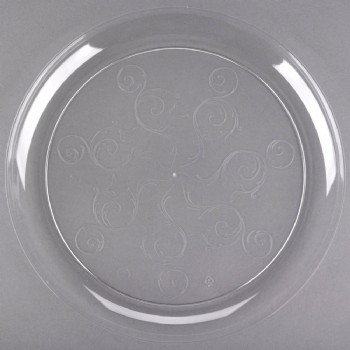 EaMaSy Party  Crystal   10'' Clear Plastic Plate