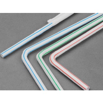 EaMaSy Party Jumbo 5mm  Flexible Straws