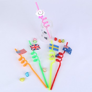 EaMaSy Party Jumbo 5mm LNational flag  Art  Straws/Crazy Diy Straw