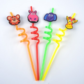 EaMaSy Party Jumbo 5mm Lovery Animals  Art  Straws/Crazy Diy Straw