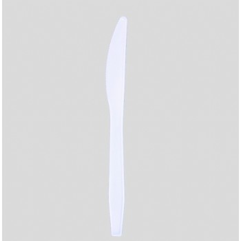 EaMaSy Party  Medium Weight White Plastic Knife