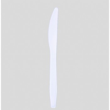 EaMaSy Party  Medium Weight White Plastic Knife