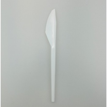 EaMaSy Party  Medium Weight White Plastic Knife