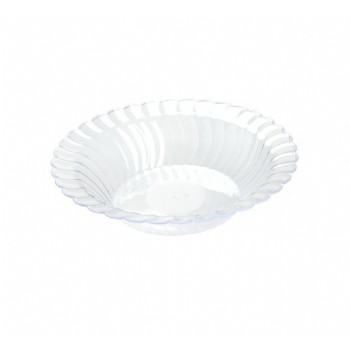 EASY PARTY Flairware 12 oz. Plastic Clear Bowls